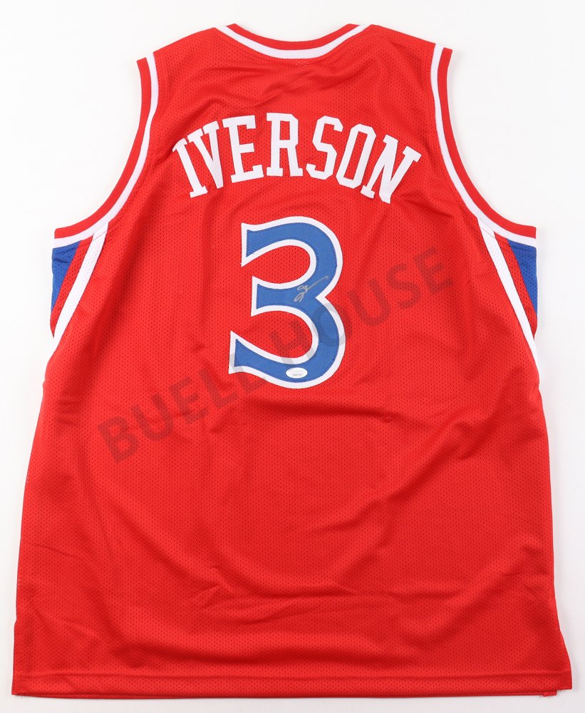 Allen Iverson Signed Jersey