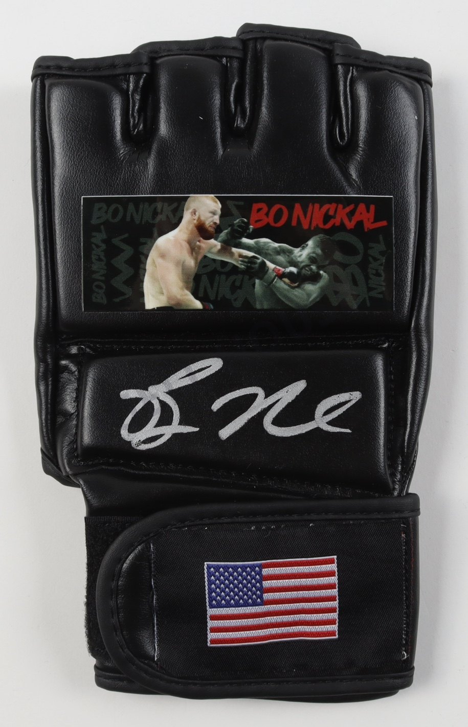 Bo Nickal Signed Custom USA MMA Glove