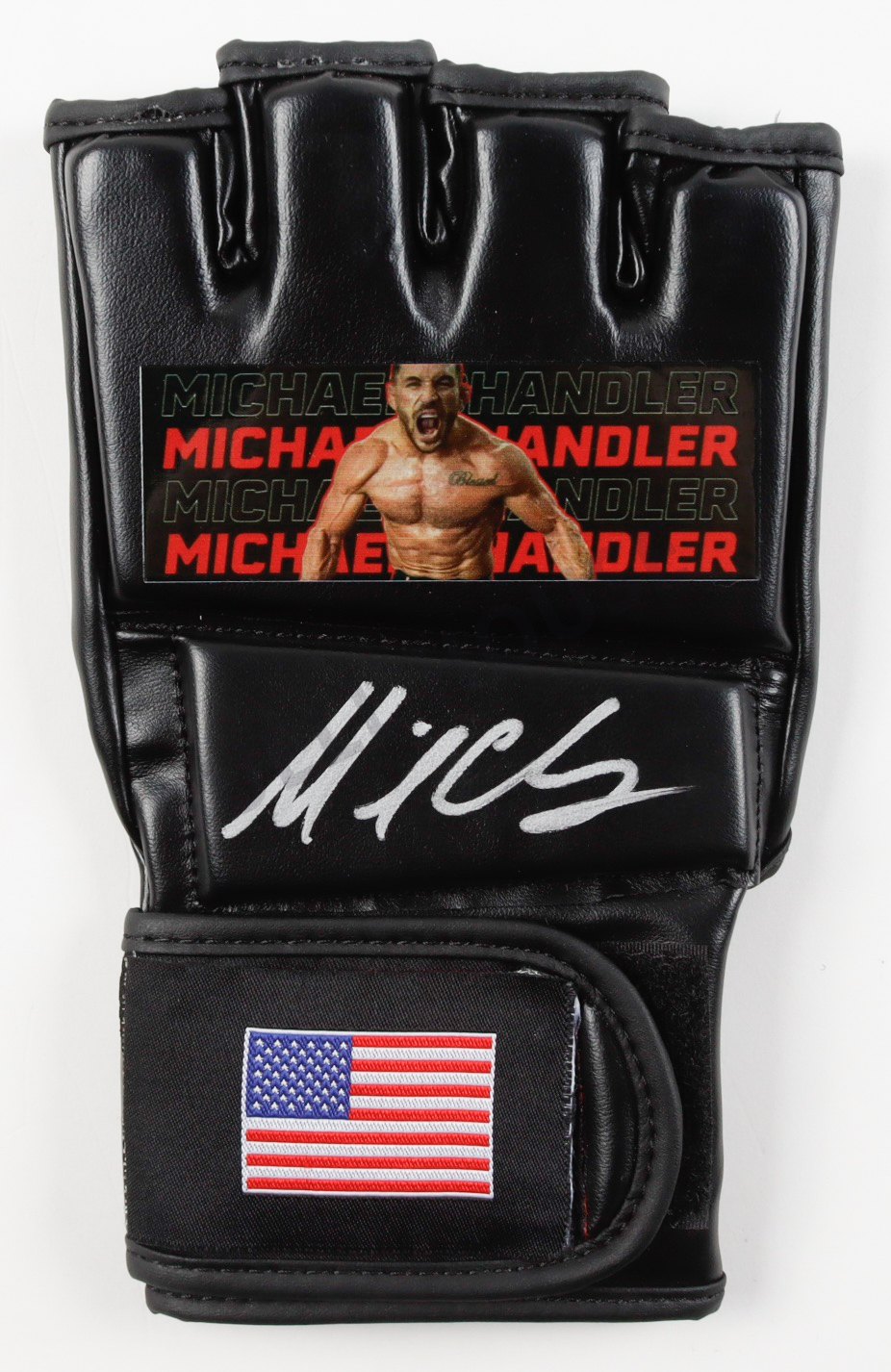 Michael Chandler Signed Custom USA MMA Glove